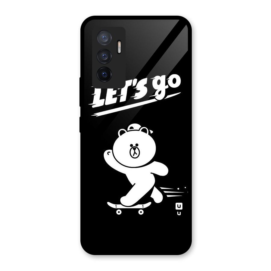Lets Go Art Glass Back Case for Vivo V23e