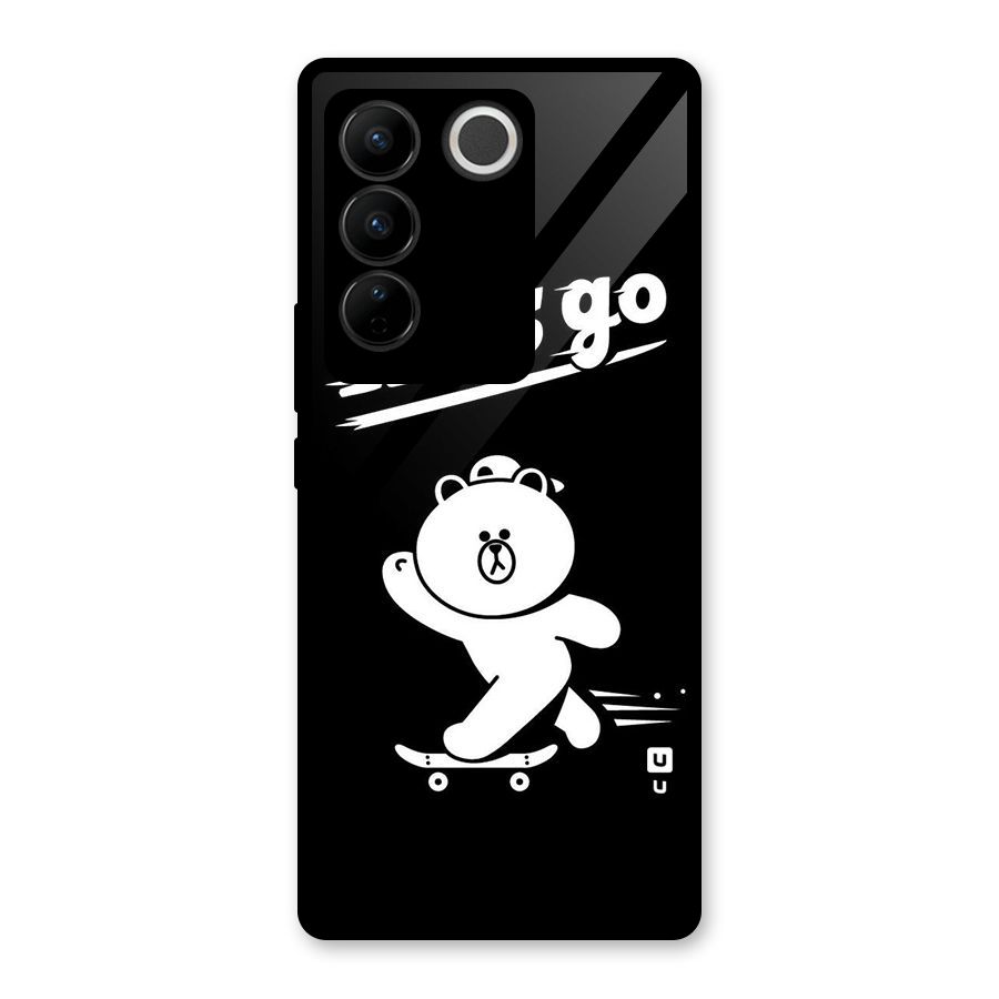 Lets Go Art Glass Back Case for Vivo V27