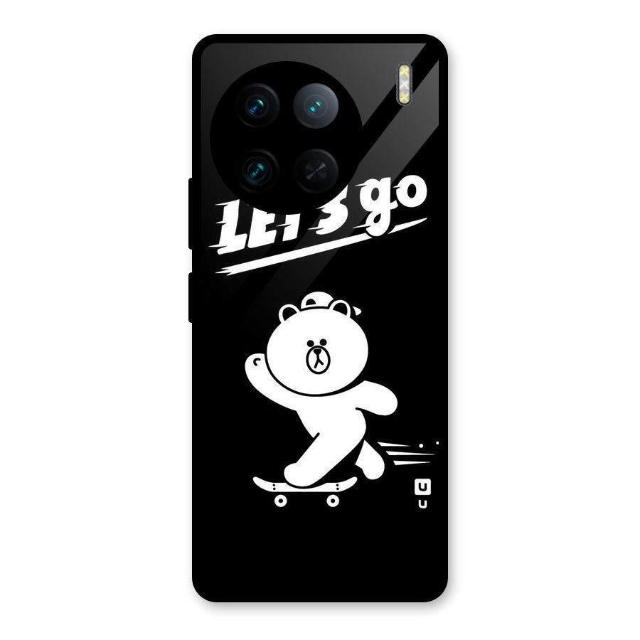 Lets Go Art Glass Back Case for Vivo X90 Pro