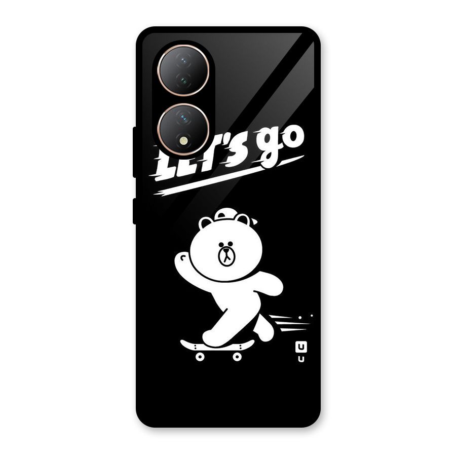 Lets Go Art Glass Back Case for Vivo Y100A