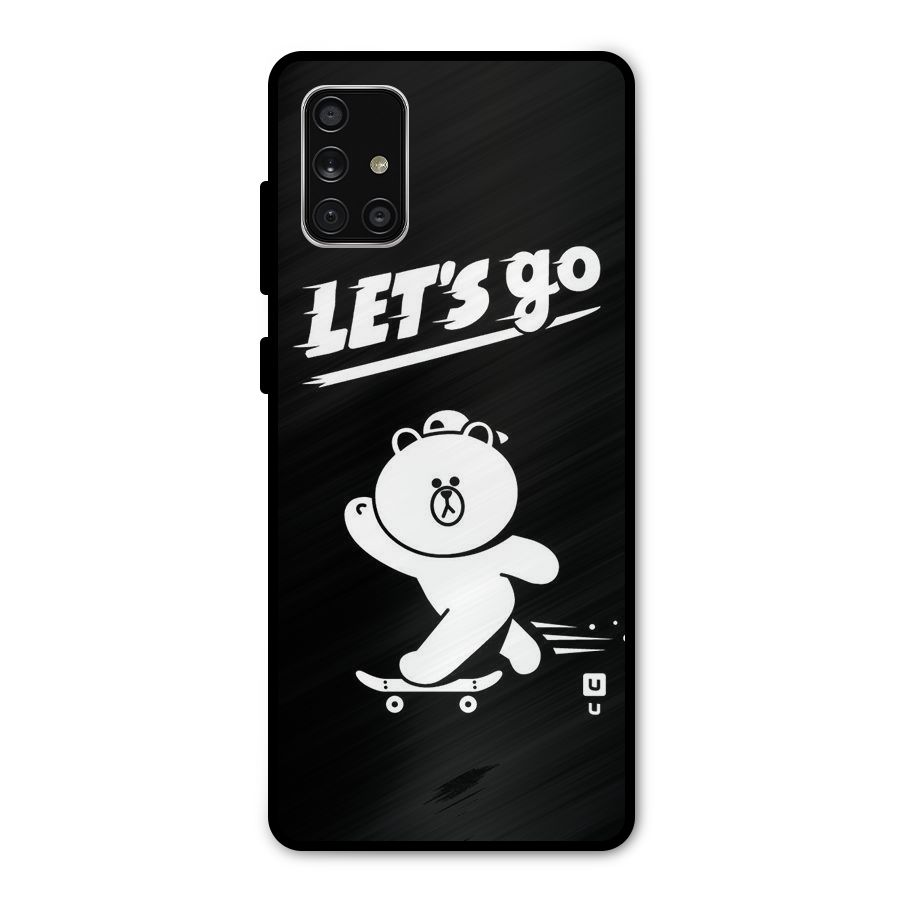 Lets Go Art Metal Back Case for Galaxy A71