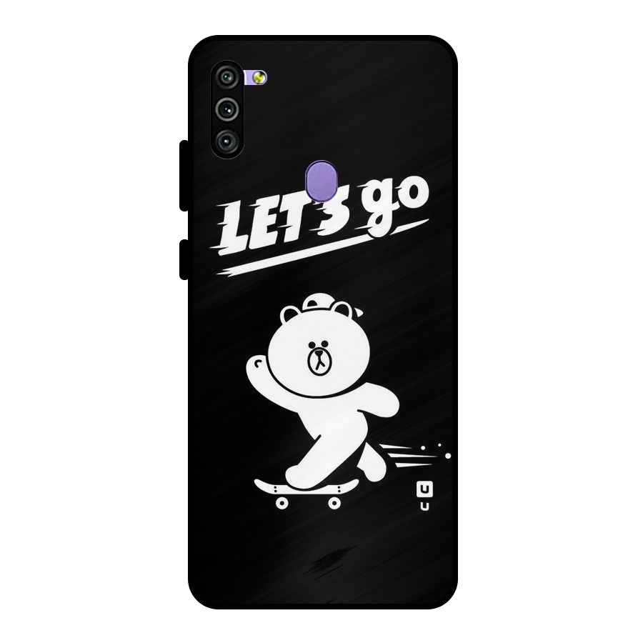 Lets Go Art Metal Back Case for Galaxy M11