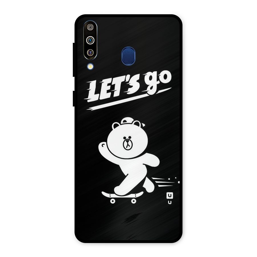 Lets Go Art Metal Back Case for Galaxy M30
