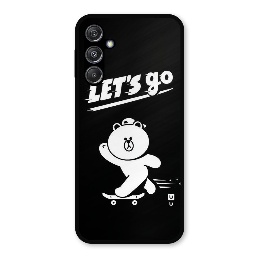 Lets Go Art Metal Back Case for Galaxy M34 5G