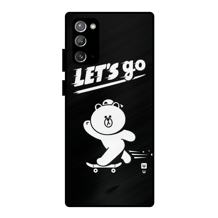 Lets Go Art Metal Back Case for Galaxy Note 20