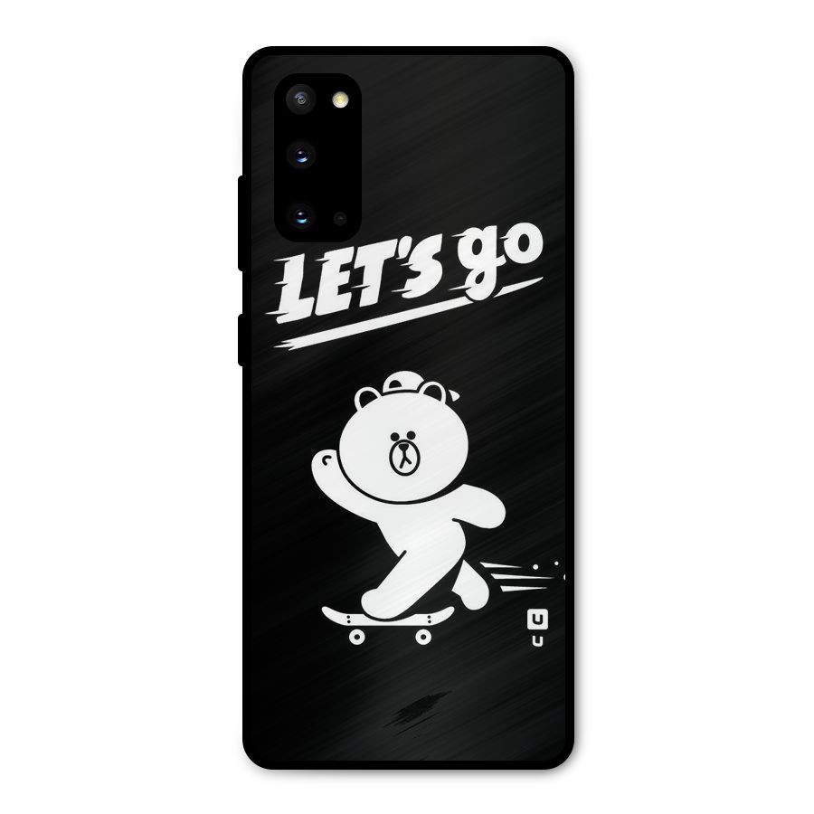 Lets Go Art Metal Back Case for Galaxy S20