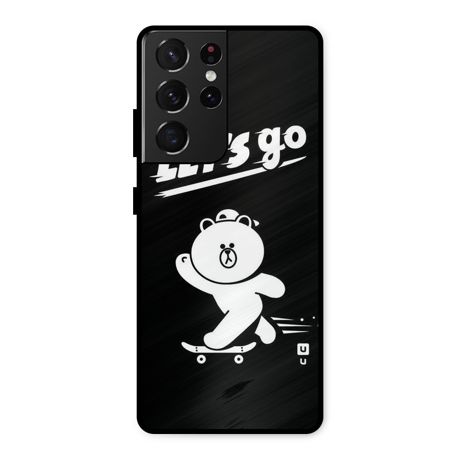 Lets Go Art Metal Back Case for Galaxy S21 Ultra 5G