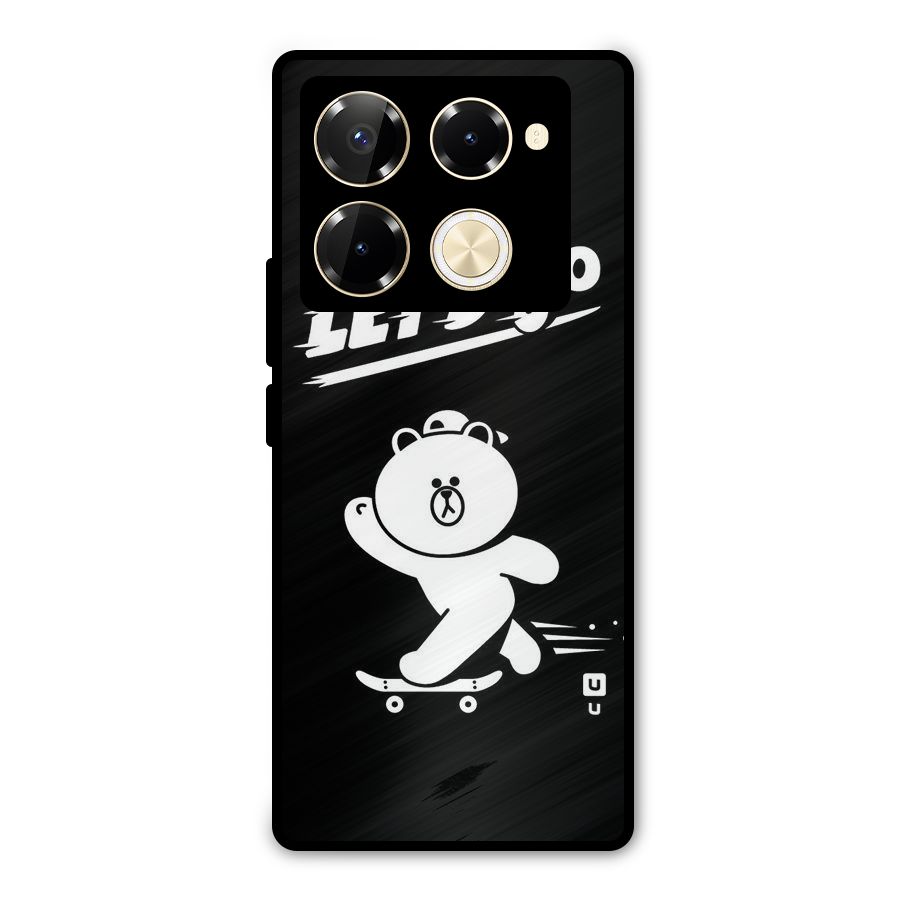 Lets Go Art Metal Back Case for Infinix Note 40 Pro Plus