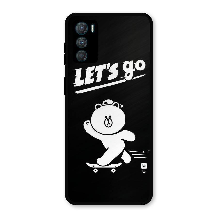Lets Go Art Metal Back Case for Moto G42