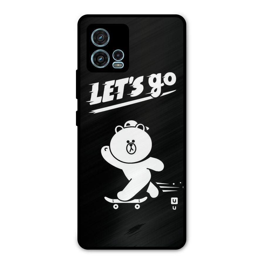 Lets Go Art Metal Back Case for Moto G72