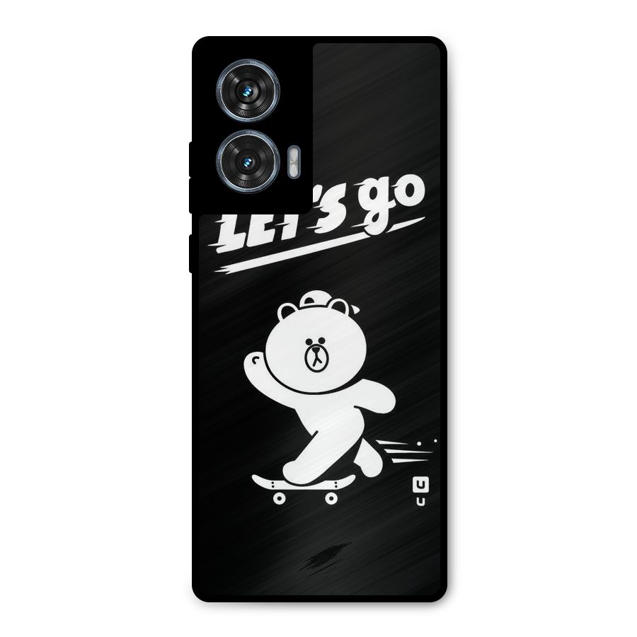Lets Go Art Metal Back Case for Motorola Edge 50 Fusion