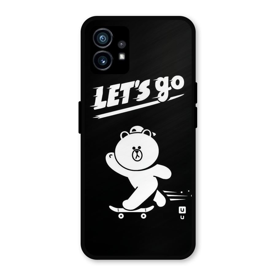 Lets Go Art Metal Back Case for Nothing Phone 1