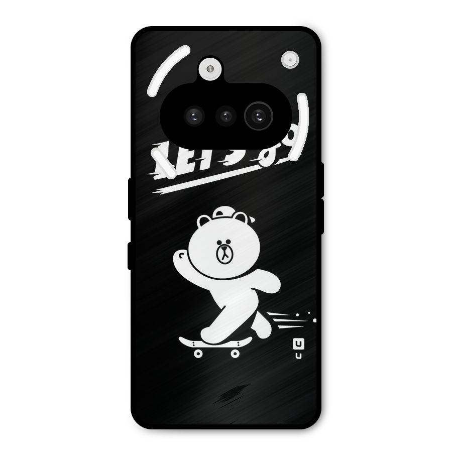 Lets Go Art Metal Back Case for Nothing Phone 3a