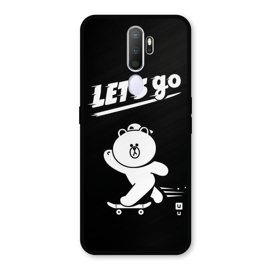 Lets Go Art Metal Back Case for Oppo A9 (2020)