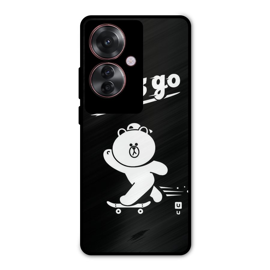 Lets Go Art Metal Back Case for Oppo F25 Pro