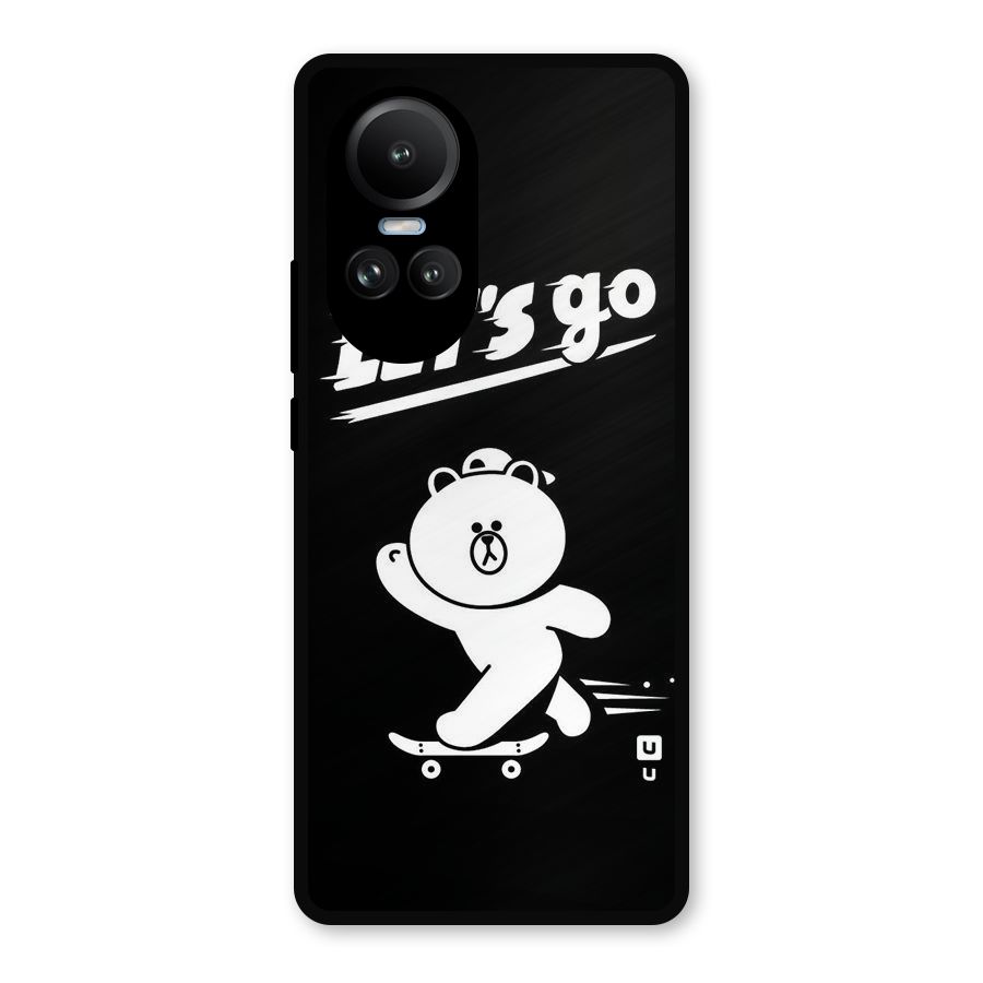 Lets Go Art Metal Back Case for Oppo Reno10 Pro