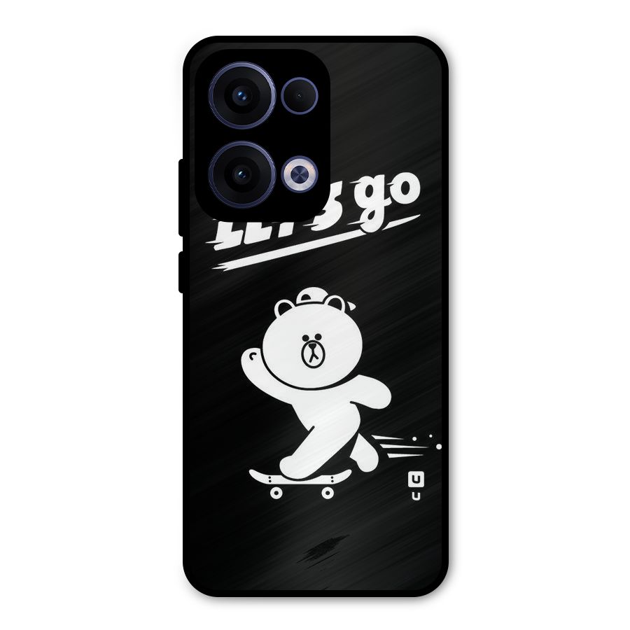 Lets Go Art Metal Back Case for Oppo Reno13