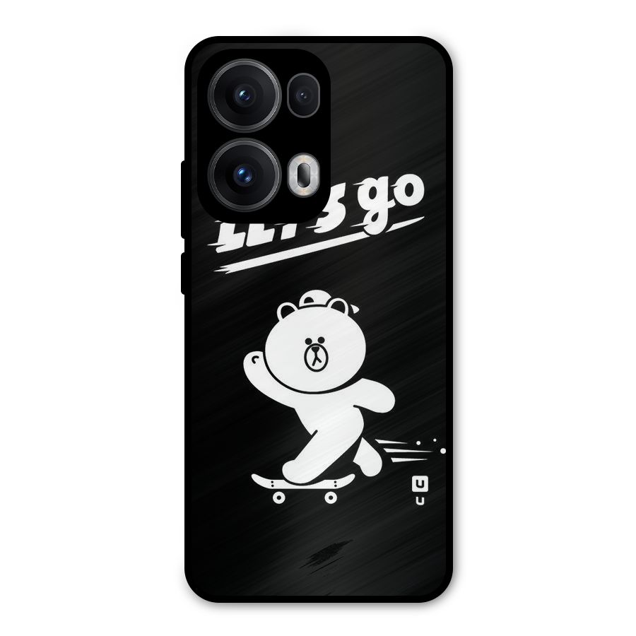 Lets Go Art Metal Back Case for Oppo Reno13 Pro