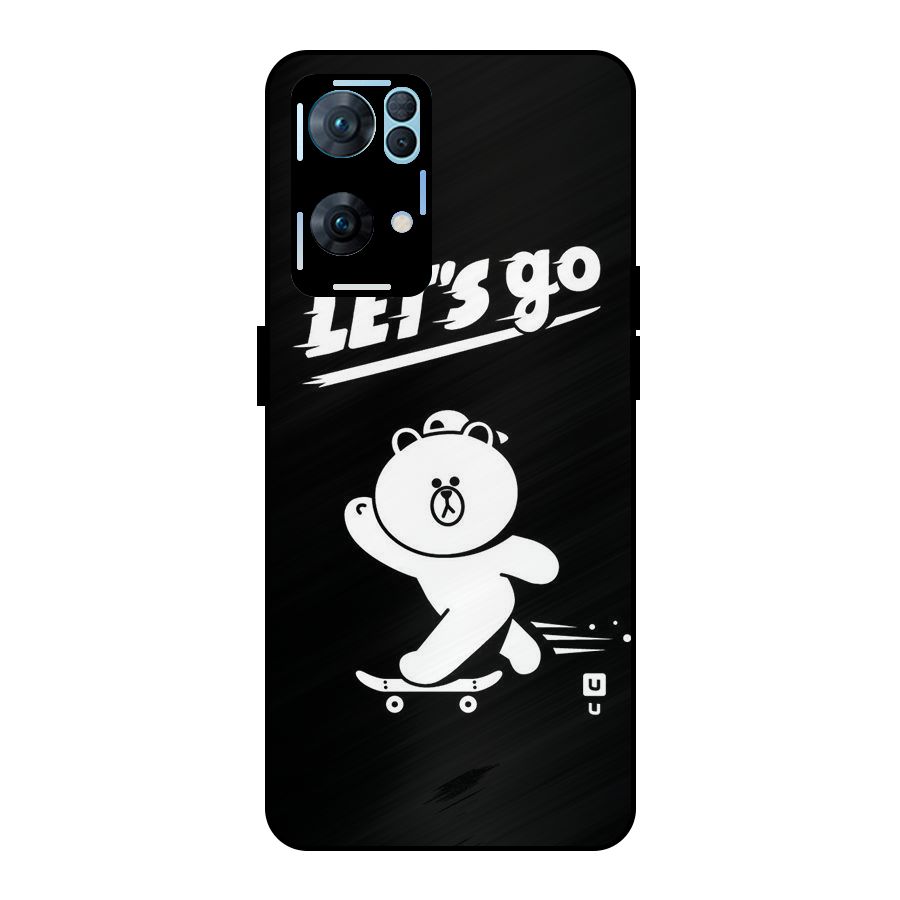 Lets Go Art Metal Back Case for Oppo Reno7 Pro 5G
