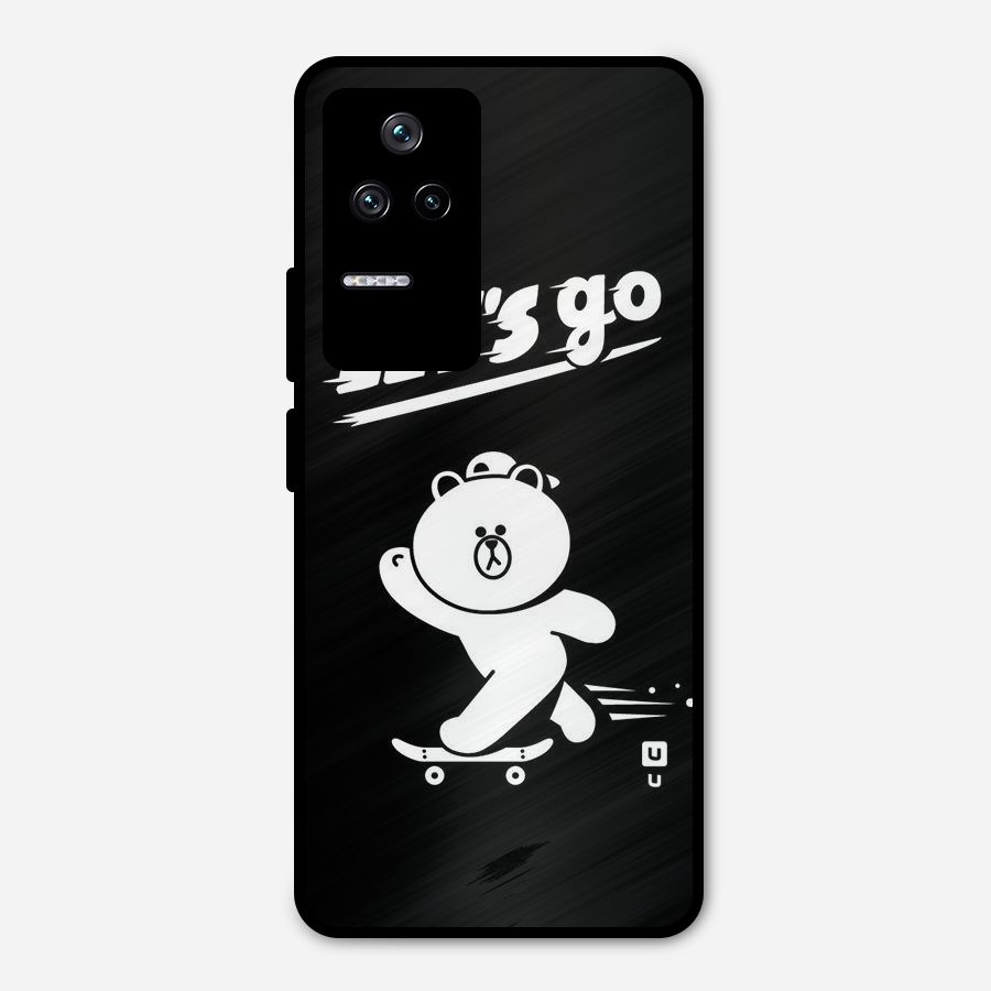 Lets Go Art Metal Back Case for Poco F4 5G
