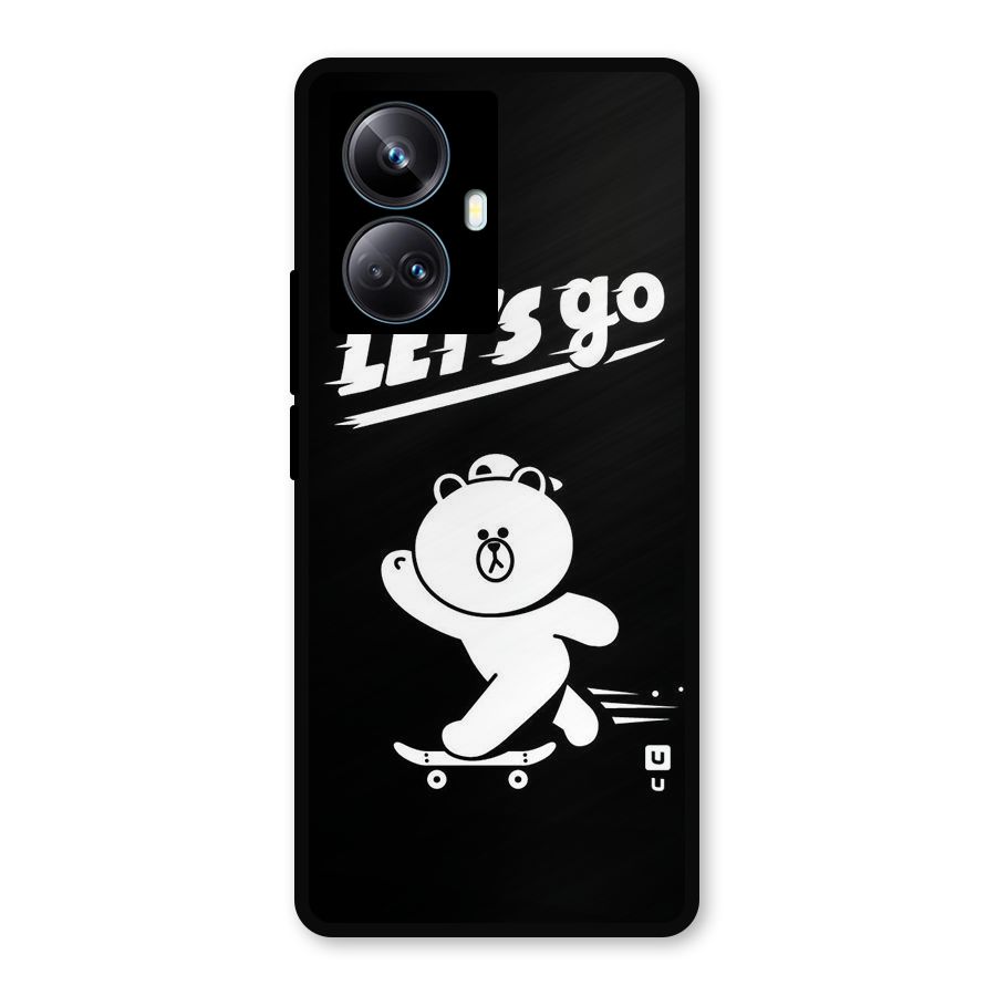 Lets Go Art Metal Back Case for Realme 10 Pro Plus