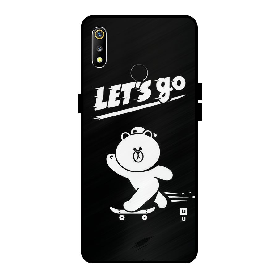 Lets Go Art Metal Back Case for Realme 3i