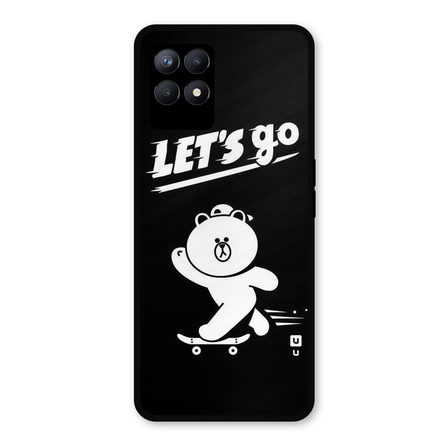 Lets Go Art Metal Back Case for Realme 8i