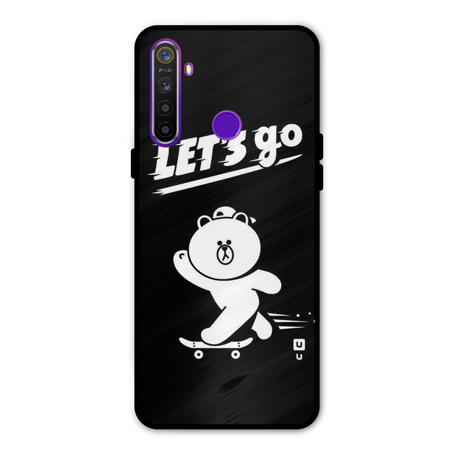 Lets Go Art Metal Back Case for Realme Narzo 10