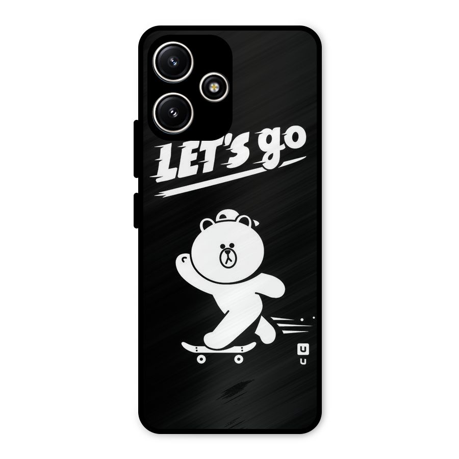 Lets Go Art Metal Back Case for Redmi 12 5G
