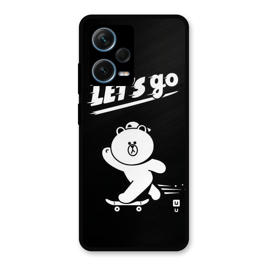 Lets Go Art Metal Back Case for Redmi Note 12 Pro Plus 5G