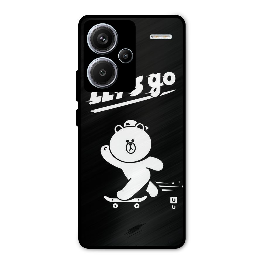 Lets Go Art Metal Back Case for Redmi Note 13 Pro Plus