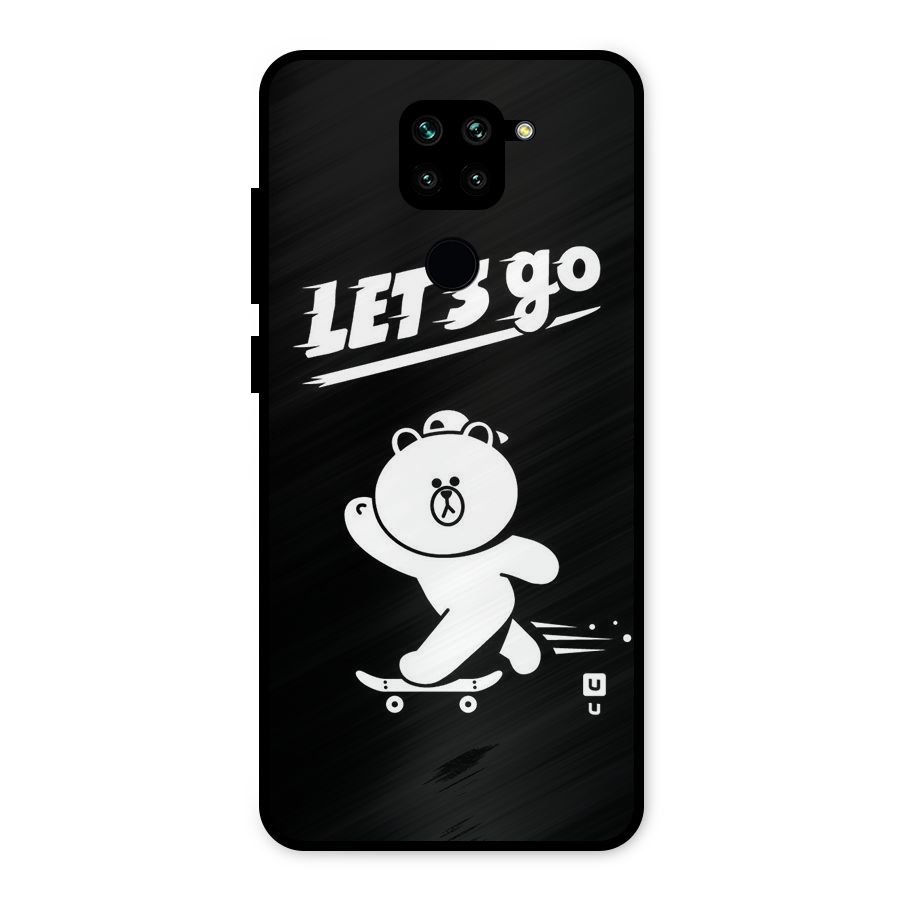 Lets Go Art Metal Back Case for Redmi Note 9