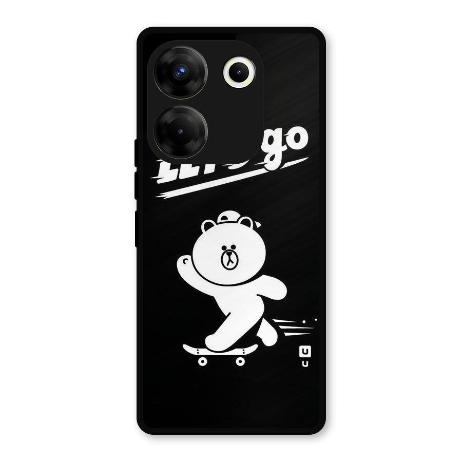 Lets Go Art Metal Back Case for Tecno Camon 20