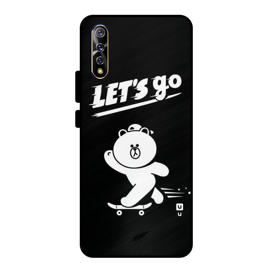 Lets Go Art Metal Back Case for Vivo S1