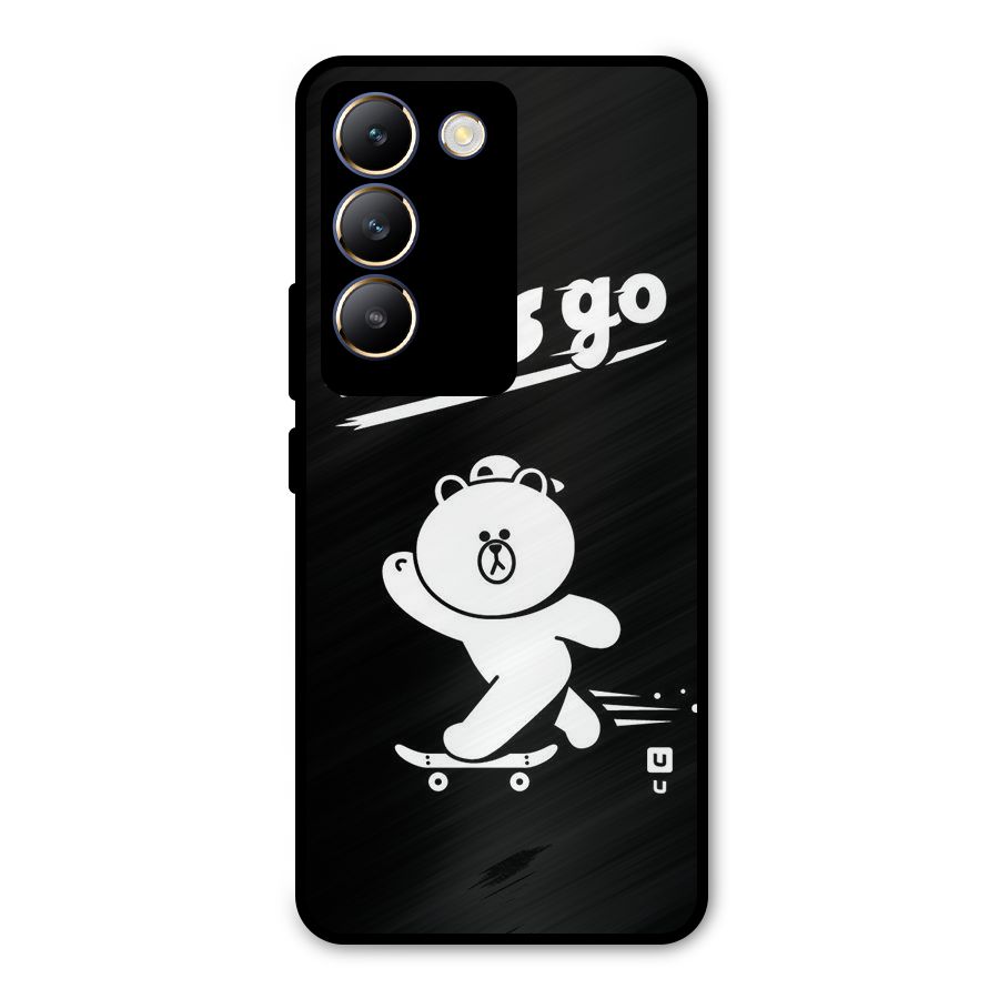 Lets Go Art Metal Back Case for Vivo T3 5G