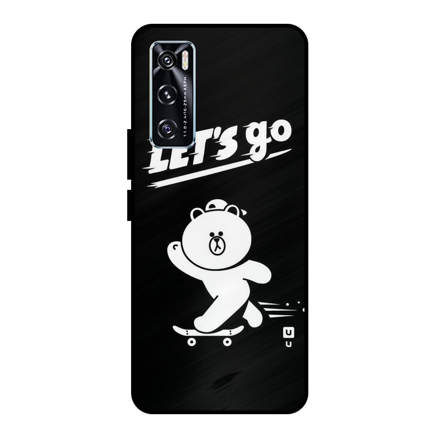 Lets Go Art Metal Back Case for Vivo V20 SE