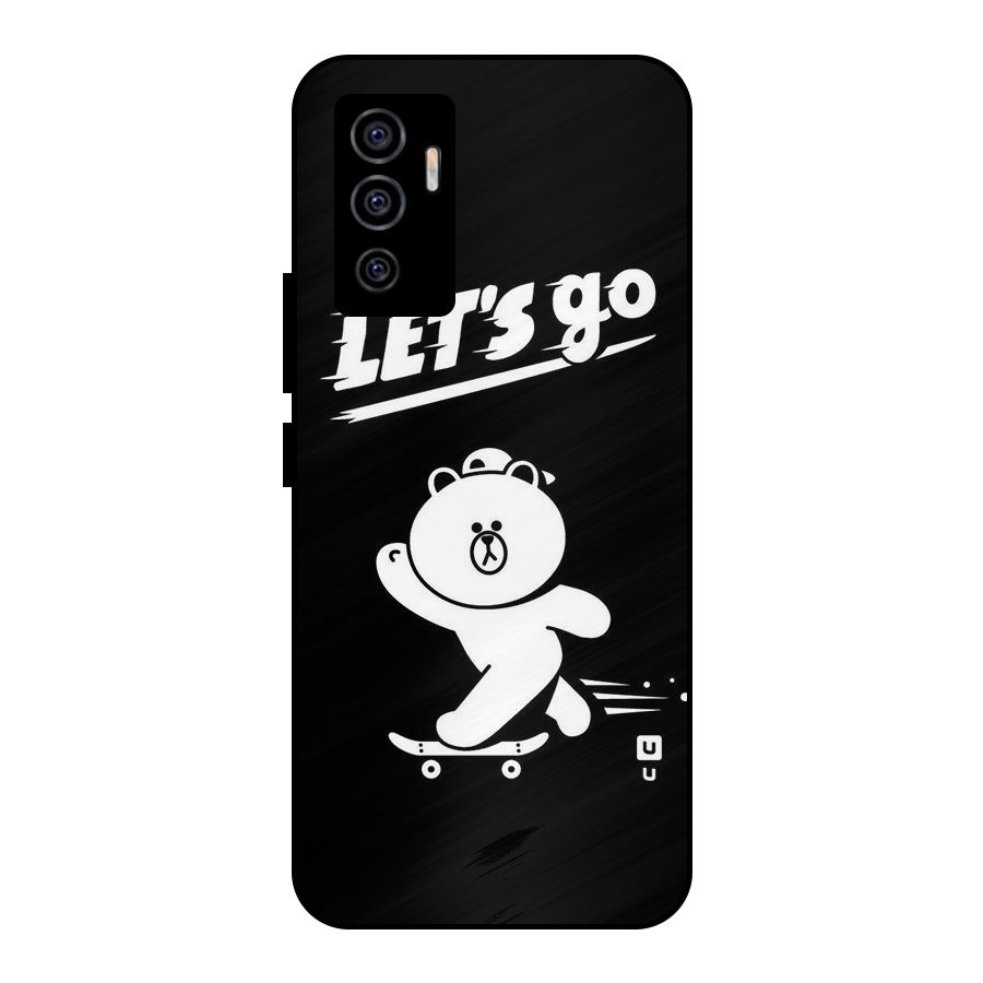 Lets Go Art Metal Back Case for Vivo V23e