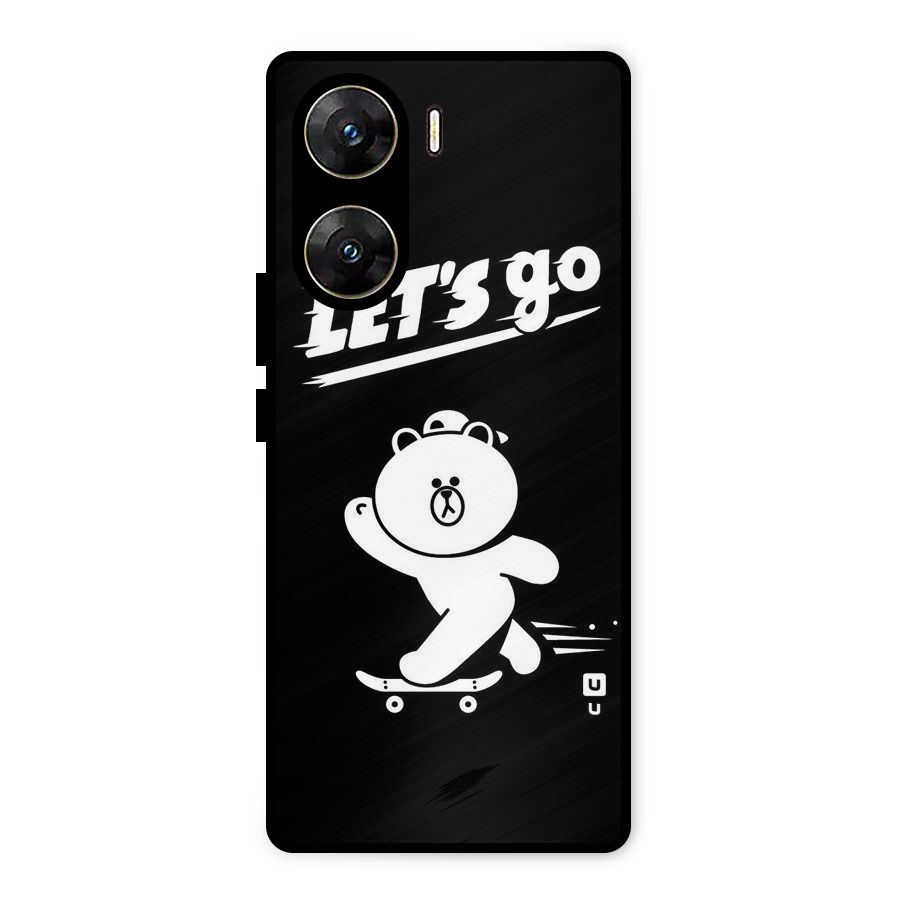 Lets Go Art Metal Back Case for Vivo V29e