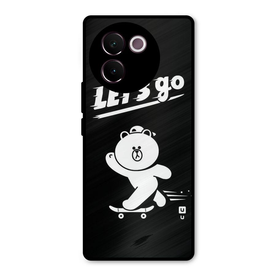 Lets Go Art Metal Back Case for Vivo V30e