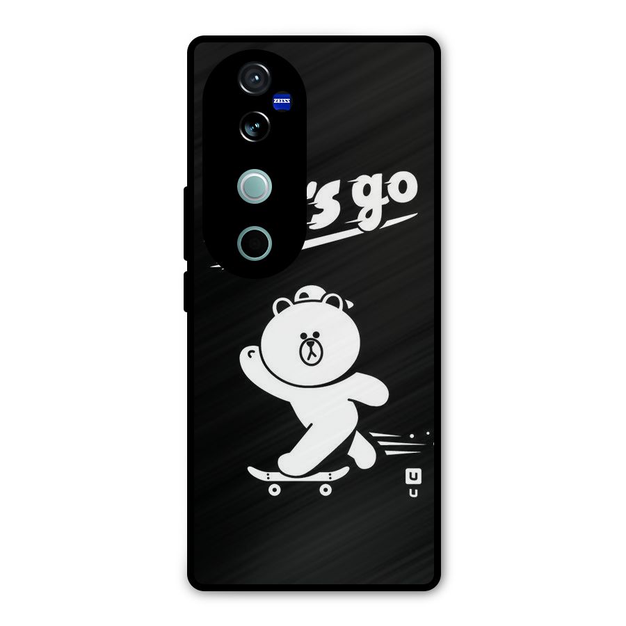 Lets Go Art Metal Back Case for Vivo V40