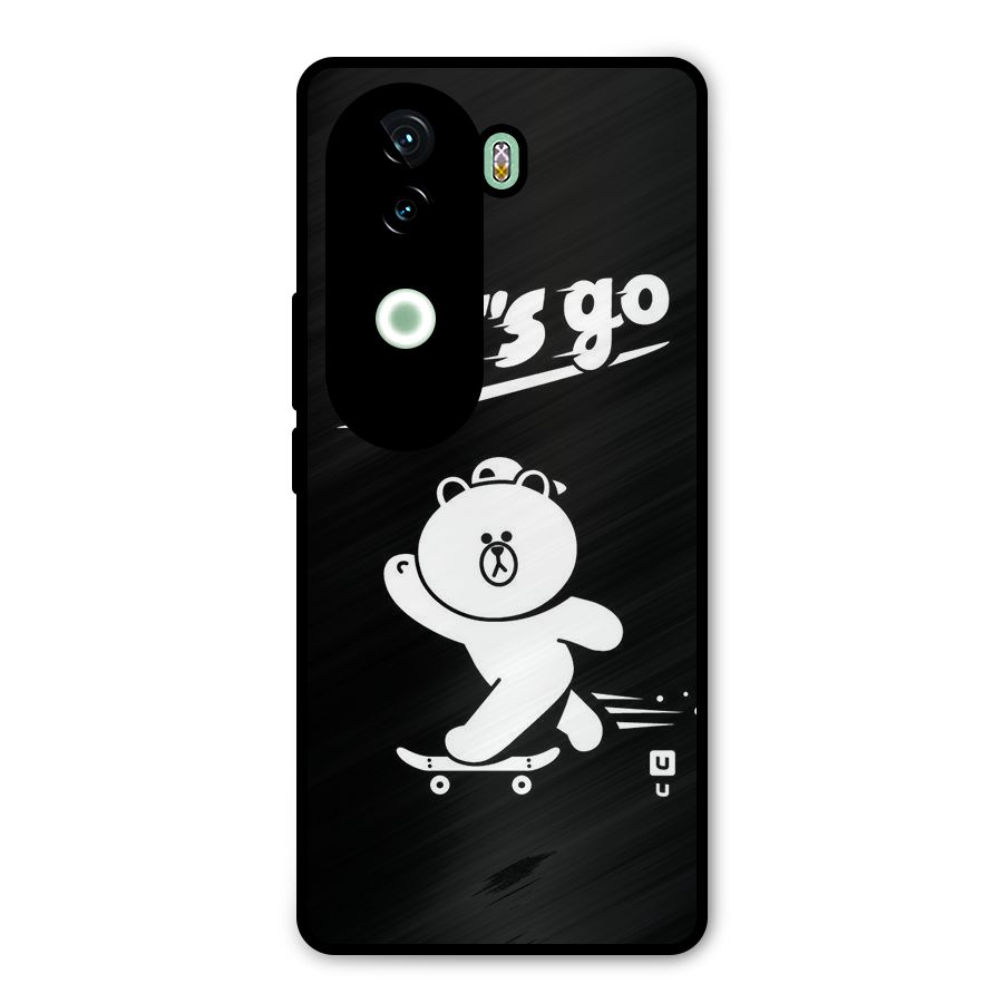 Lets Go Art Metal Back Case for Vivo V40e