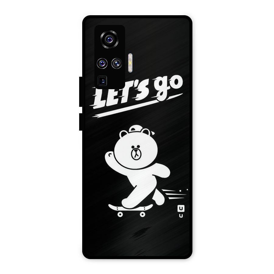 Lets Go Art Metal Back Case for Vivo X50 Pro