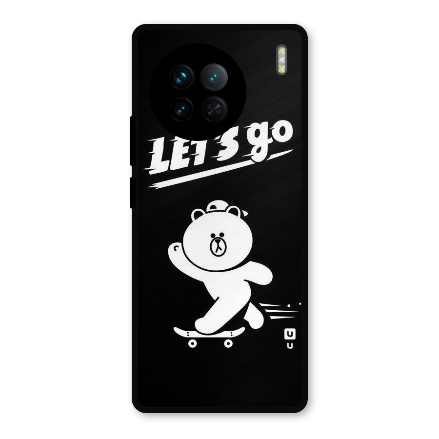 Lets Go Art Metal Back Case for Vivo X90