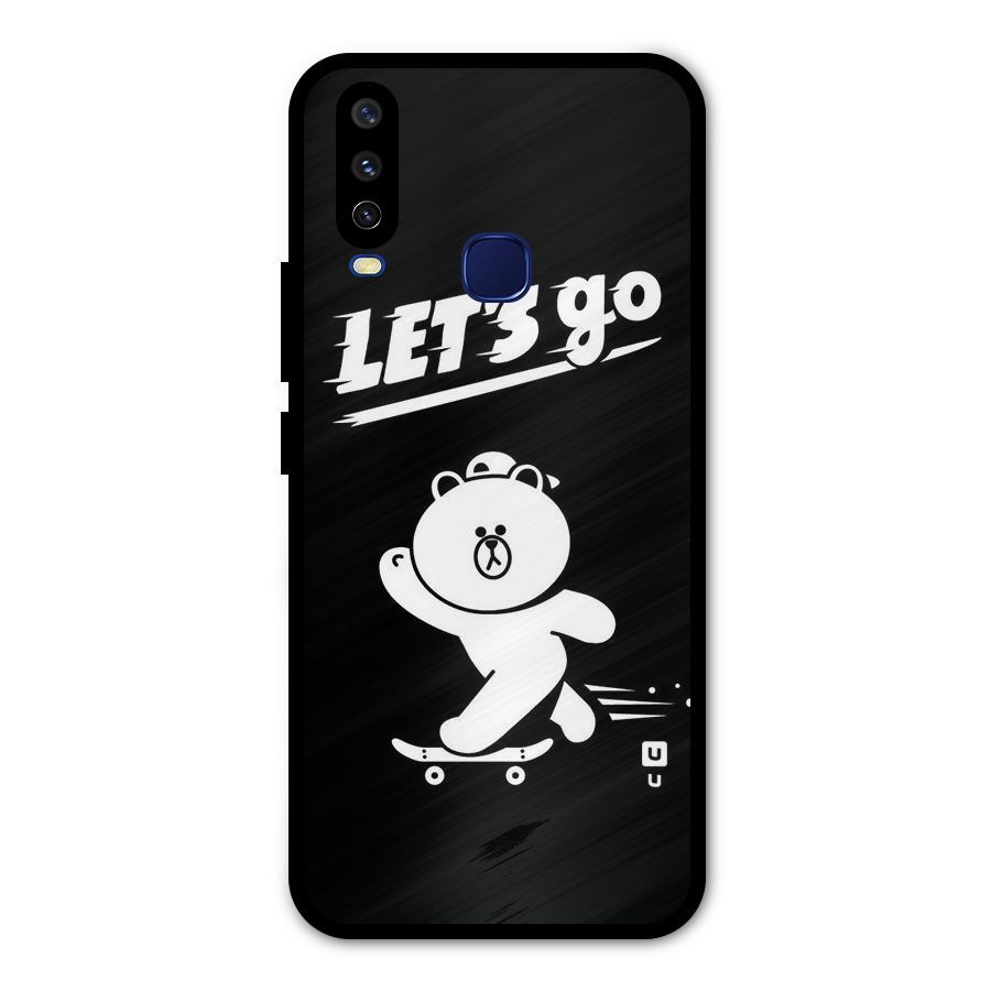 Lets Go Art Metal Back Case for Vivo Y15