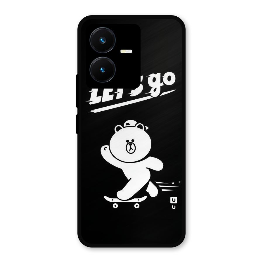 Lets Go Art Metal Back Case for Vivo Y22