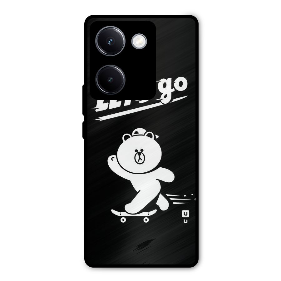 Lets Go Art Metal Back Case for Vivo Y300 Plus
