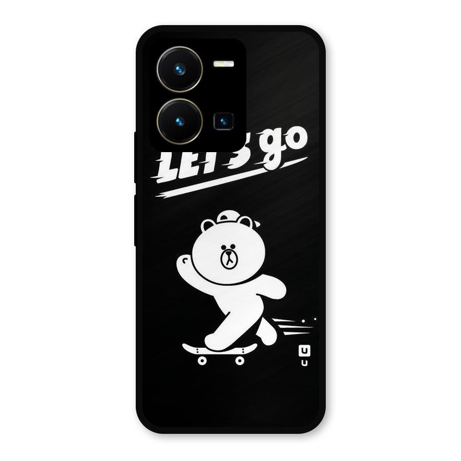 Lets Go Art Metal Back Case for Vivo Y35