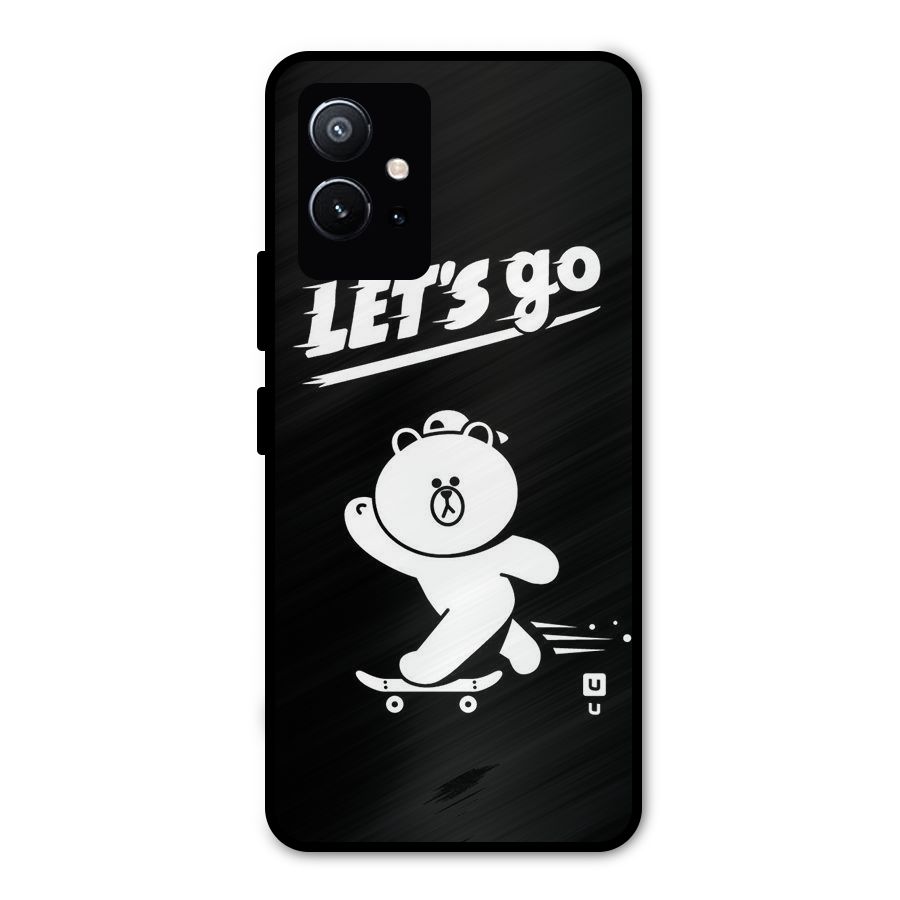 Lets Go Art Metal Back Case for Vivo Y75 5G