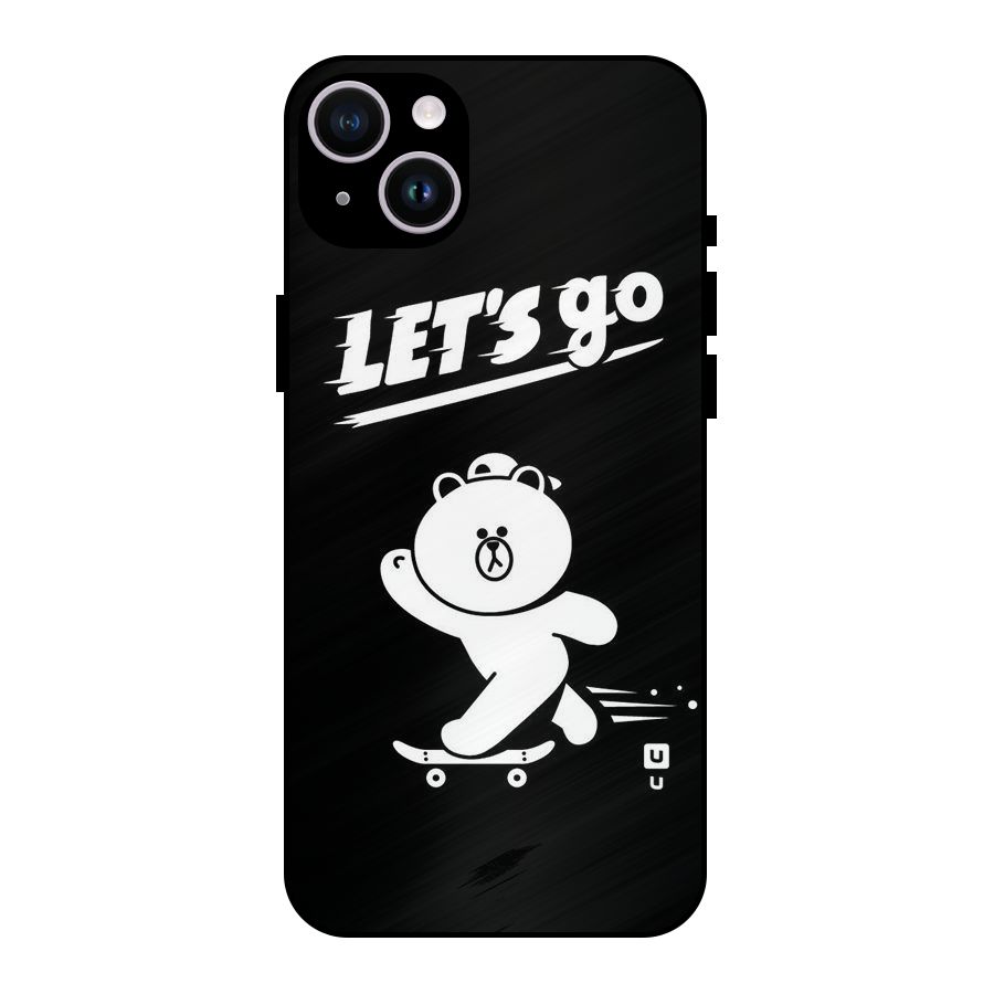 Lets Go Art Metal Back Case for iPhone 14 Plus