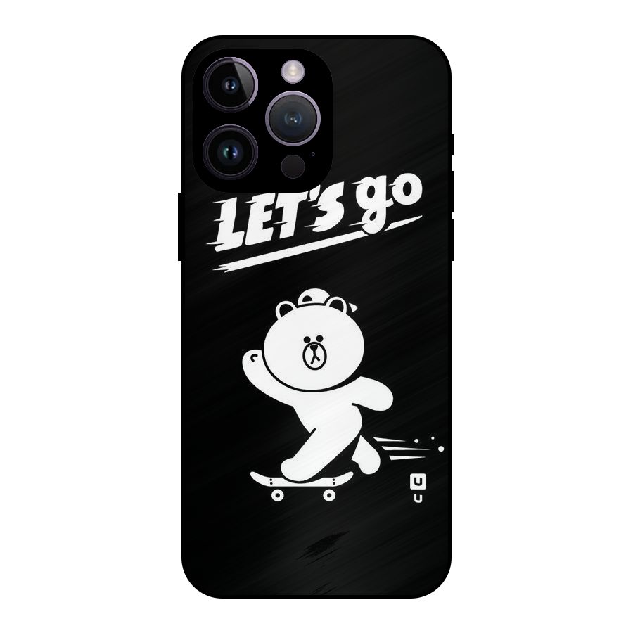 Lets Go Art Metal Back Case for iPhone 14 Pro Max